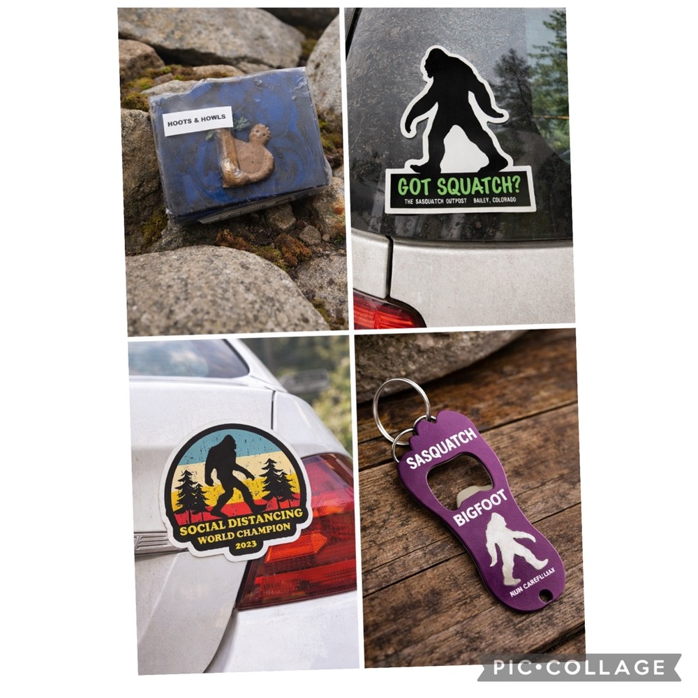 NEW Bigfoot Sasquatch Gift Set Soap Decals Bottle Opener Keychain